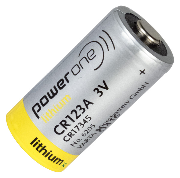 CR123A (6205) 3 V lithium battery